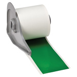 Brady B-595 Black on Green Cable Labels, 15.24 m Length, 50.8 mm Width, 50.8mm Label Width