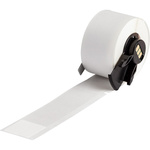 Brady B-427 Black on White/Transparent Label Printer Tape, 25.40 mm Width, 101.60mm Label Length, 25.4mm Label Width
