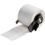 Brady B-427 Black on White/Transparent Label Printer Tape, 12.70 mm Width, 38.10mm Label Length, 12.7mm Label Width