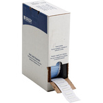 Brady B-342 Black on White Heatshrink Labels, 13.08 mm Width, 8.51mm Label Length, 13.08mm Label Width