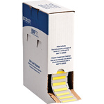 Brady B-342 Black on Yellow Heatshrink Labels, 44.45 mm Width, 8.51mm Label Length, 44.45mm Label Width