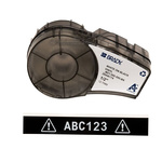 Brady BMP 21 White on Black Label Printer Tape, 6.4 m Length, 12.70 mm Width