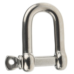 RS PRO D-Shackle, Stainless Steel, 0.75t