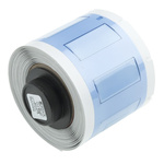 Brady R4310 White Heatshrink Labels, 25.4mm Width, 11.28mm Height, 100 Qty