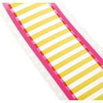TE Connectivity RPS Yellow Heatshrink Labels, 50mm Width, 1000 Qty