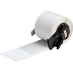 Brady B-427 Self-laminating Vinyl Transparent/White Cable Labels, 38.1mm Width, 152.4mm Height, 50 Qty