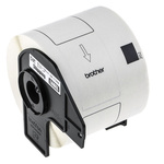 Brother White Black Print Label Roll, 100mm Width, 62mm Height, 300Per Roll Qty