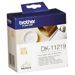 Brother White Black Print Label Roll, 1200Per Roll Qty