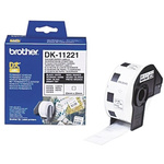 Brother White Black Print Label Roll, 23mm Width, 23mm Height, 1000Per Roll Qty