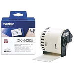 Brother White Black Print Label Roll, 62mm Width, 1 Roll Qty
