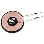Wurth Elektronik Radial Wireless Charging Transmitter Coil, Ferrite Core, 47.5mm dia., 6A, 48mΩ, 115 Q Factor