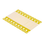 Brady Yellow Cable Labels, 15mm Width, 103mm Height, 100 Qty