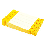 Brady Yellow Cable Labels, 128mm Width, 15mm Height, 100 Qty