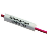 HellermannTyton ShrinkTrak Yellow Heatshrink Labels, 48mm Width, 19.55mm Height, 250 Qty