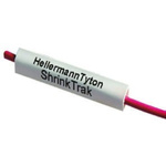 HellermannTyton ShrinkTrak Yellow Heatshrink Labels, 24mm Width, 10.67mm Height, 500 Qty
