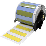 Brady B-342 PermaSleeve Yellow Heatshrink Labels, 44.45mm Width, 11.28mm Height, 100 Qty