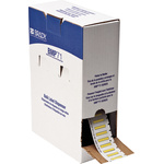 Brady B-342 PermaSleeve Yellow Heatshrink Labels, 25.4mm Width, 4.62mm Height, 2500 Qty