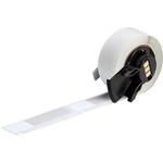 Brady B-427 Self-laminating Vinyl Transparent/White Cable Labels, 12.7mm Width, 55.88mm Height, 100 Qty