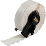 Brady B-422 Polyester White Cable Labels, 9.52mm Width, 1 Qty