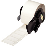 Brady B-499 Nylon Cloth White Label Roll, 22.86mm Width, 12.7mm Height