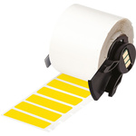 Brady B-499 Nylon Cloth Yellow Label Roll, 20mm Width, 7.95mm Height, 750 Qty