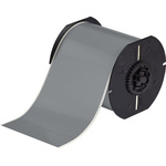 Brady B-595 Vinyl Grey Label Roll, 101.6mm Width, 1 Roll Qty