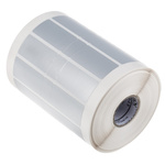 Brady Silver Label Roll, 38.1mm Width, 19.05mm Height, 2500Per Roll Qty