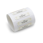 TE Connectivity HLX White Cable Labels, 80mm Width, 12.5mm Height, 200 Qty