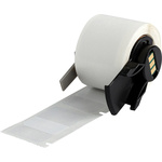 Brady B-427 Self-laminating Vinyl Transparent/White Label Roll, 25.4mm Width, 62.23mm Height, 1 Qty