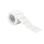 HellermannTyton Helatag 323 Transparent/White Cable Labels, 25.4mm Width, 57.1mm Height, 1000 Qty