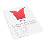 Stampiton White Adhesive Multipurpose Label Sheet