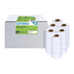 Dymo White Black Print Label, 28mm Width, 89mm Height, 130Per Roll Qty