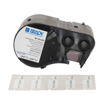 Brady BMP White Black Print Label Roll, 25.4mm Width, 12.7mm Height, 240Per Roll Qty