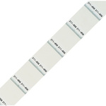 Wago 211 White Label Roll, 12mm Width, 23mm Height, 1000Per Roll Qty