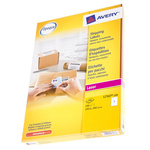 Avery White Adhesive Address Label Sheet, Pack of 100