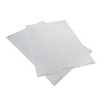 Avery Silver Adhesive Heavy duty Label Sheet, Pack of 20