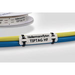 HellermannTyton TIPTAG White Cable Labels, 65mm Width, 15mm Height, 190 Qty