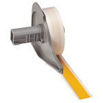 Brady B-595 Vinyl Yellow Cable Labels, 12.7mm Width, 1 Qty