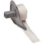 Brady B-427 Self-laminating Vinyl Transparent/White Cable Labels, 12.7mm Width, 19.05mm Height