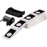 Brady B-7593 Engraved Replacement Black Label Roll, 40mm Width, 30mm Height