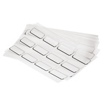 RS PRO White Adhesive Multipurpose Label Sheet, Pack of 120