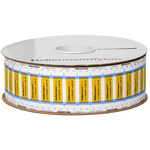 HellermannTyton TLFX DS Yellow Heatshrink Labels, 25.4mm Width, 50mm Height, 1000 Qty
