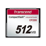 Transcend CF220I CompactFlash Industrial 512 MB SLC Compact Flash Card