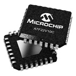 Microchip ATF22V10C-15JU, SPLD Simple Programmable Logic Device ATF22V10C 350 Gates, 10 Macro Cells, 10 I/O, Minimum of