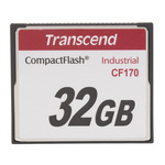 Transcend CF170 CompactFlash Industrial 32 GB SLC Compact Flash Card