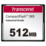 Transcend CF180I CompactFlash Industrial 512 MB SLC Compact Flash Card