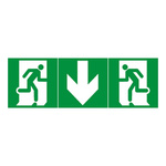 Legrand Adhesive Pre-Printed Adhesive Label-Emergency Route-