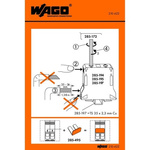 Wago Pre-Printed Label. Quantity: 100EA