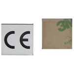 RS PRO Adhesive Pre-Printed Adhesive Label-CE-. Quantity: 50