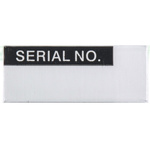 RS PRO Adhesive Pre-Printed Adhesive Label-Serial No.-. Quantity: 180